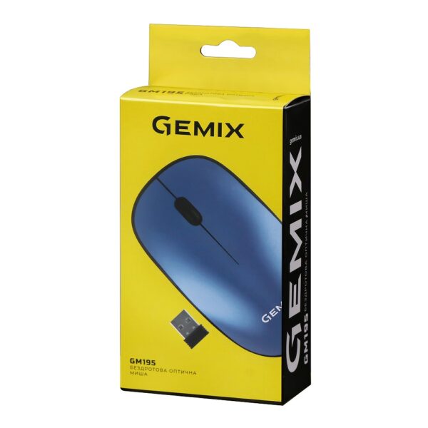 Миша, Gemix GM195 Wireless, Blue - Зображення 6
