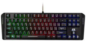 Клавіатура, 2E KG355 USB, Black ( Gaming )