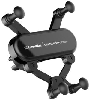 Автотримач ColorWay Gravity Sensor Holder, Black