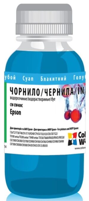 Чорнило CW Epson T26/C91 100мл Cyan EW400C