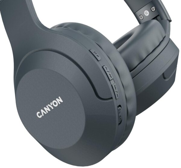 Гарнітура накладна Canyon BTHS-3 Bluetooth, Dark Grey - Зображення 3