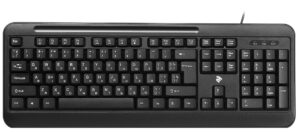 Клавіатура, 2E KM1040 USB, Black