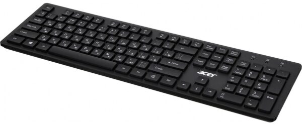 Клавіатура, Acer OKW020 104key ENG/UKR/ru USB, Black - Зображення 5