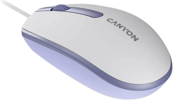Миша, Canyon M-10 USB, White Lavender - Зображення 2