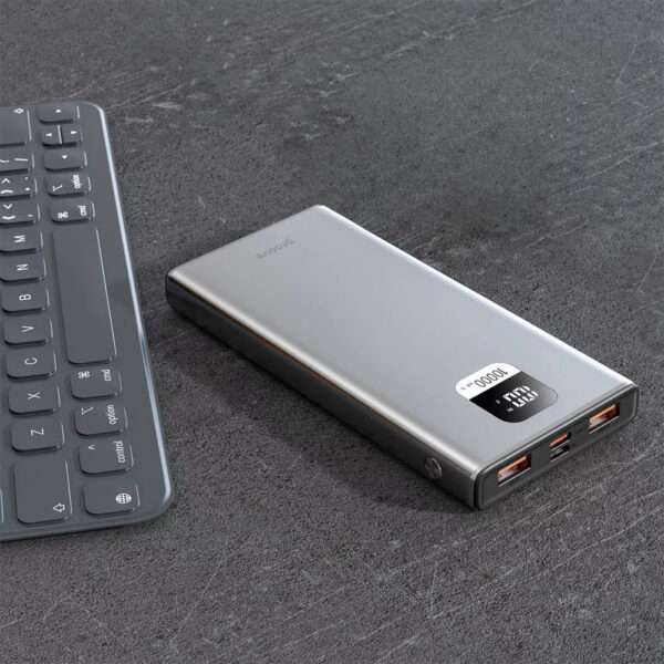 Батарея універсальна Proove Guardian 10000mAh, 2xUSB, 1xType-C,1xMicro, 22.5W, metal gray - Зображення 3