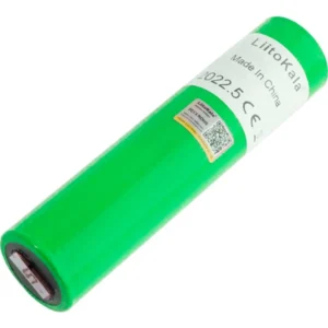 Акумулятор 18500 LiFePO4 LiitoKala-3222, 22Ah, 3.2V, Green