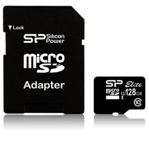 Флеш-карта Micro SDXC 128Gb SiliconPower Class 10 UHS-1 Elite + adapter