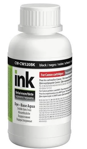 Чорнило CW Canon PGI-5/520/PG-37/CLI-8 200мл Black