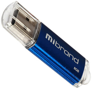 Флеш-накопичувач USB:8Gb Wibrand USB 2.0 COUGAR Blue