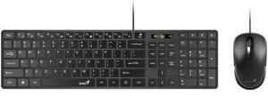 Клавіатура+миша, Genius C-126 SlimStar USB, Black