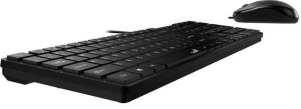 Клавіатура+миша, Genius C-126 SlimStar USB, Black - Зображення 5