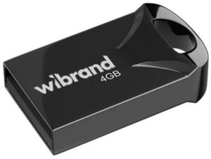 Флеш-накопичувач USB:4Gb Wibrand Hawk USB 2.0 Black