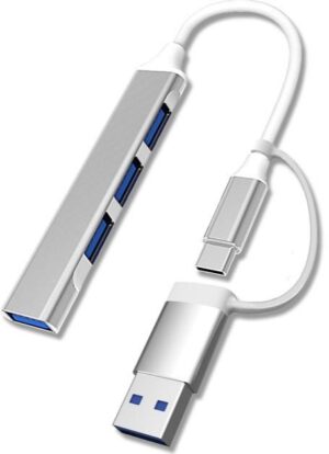 Хаб USB 3.0/Type-C 4 Port Dynamode DM-UH-311AC