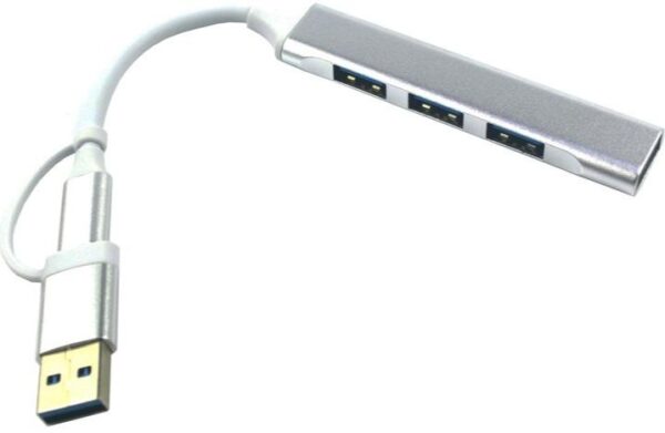 Хаб USB 3.0/Type-C 4 Port Dynamode DM-UH-311AC - Зображення 2