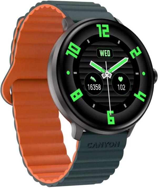 Смарт годинник Canyon Jacky SW-69 Green Orange - Зображення 3