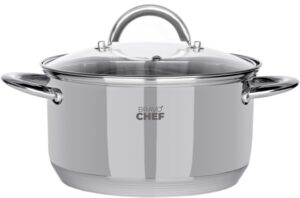 Каструля BRAVO CHEF 20 см (3.6 л) з кришкою
