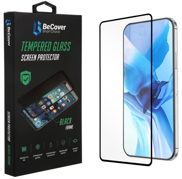 Захисне скло BeCover для Xiaomi Note 10/Note 10S - Black