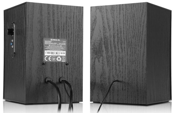 Акустична система REAL-EL (2.0) S-235 (2x9Вт), Black - Зображення 5