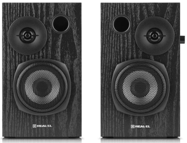 Акустична система REAL-EL (2.0) S-235 (2x9Вт), Black - Зображення 3