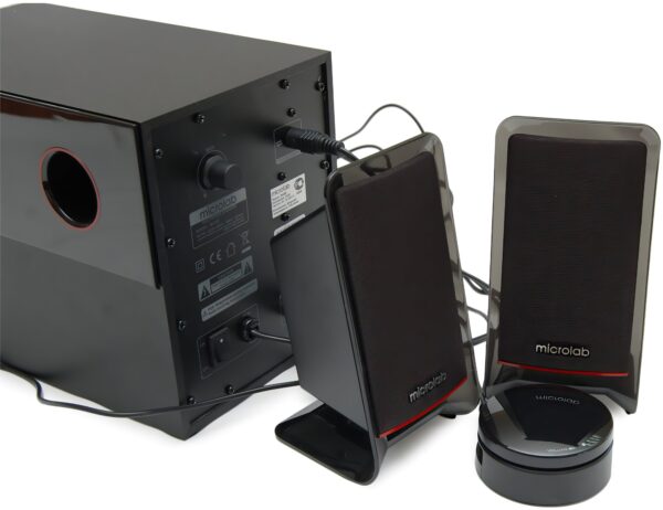 Акустична система Microlab (2.1) M-200 (16Вт+2х12Вт) - Зображення 4
