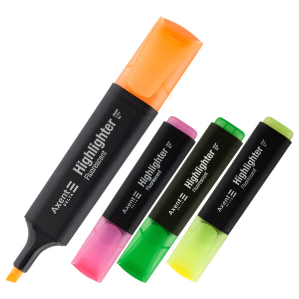 Маркер, 1-5 мм, клиноподібний, Highlighter, AXENT 2501