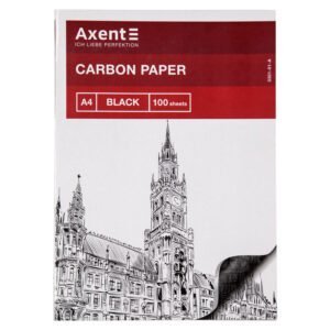 Папір копіювальний, A4, 100 аркушів, синій,чорний AXENT 3301